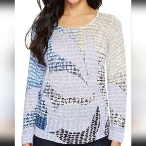 Women's Multicolor Dayflower Top